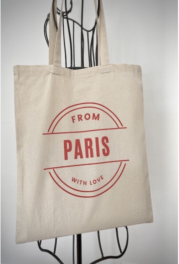 Tote Bag FROM PARIS WITH LOVE